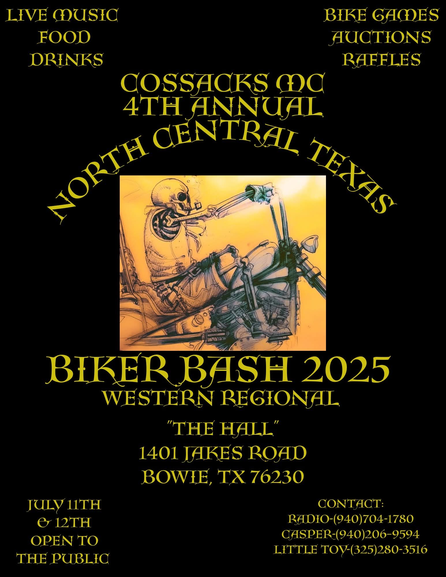 4th Annual N Central Texas Biker Bash
